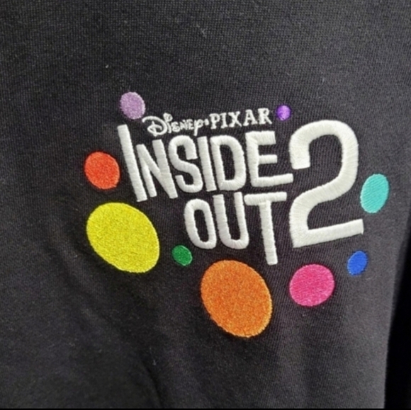 New Disney/Pixar Black Inside Out 2 Sweatshirt - Picture 5 of 9
